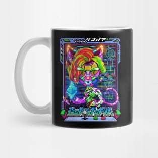 Cybercat hold an Ethereum BoRGToPiA 010 Mug